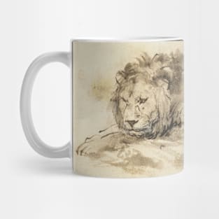 Reclining Lion Mug